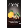 Bigelow Steep Tea, Chamomile Citrus Herbal, 1 oz Tea Bag, PK20 RCB17707